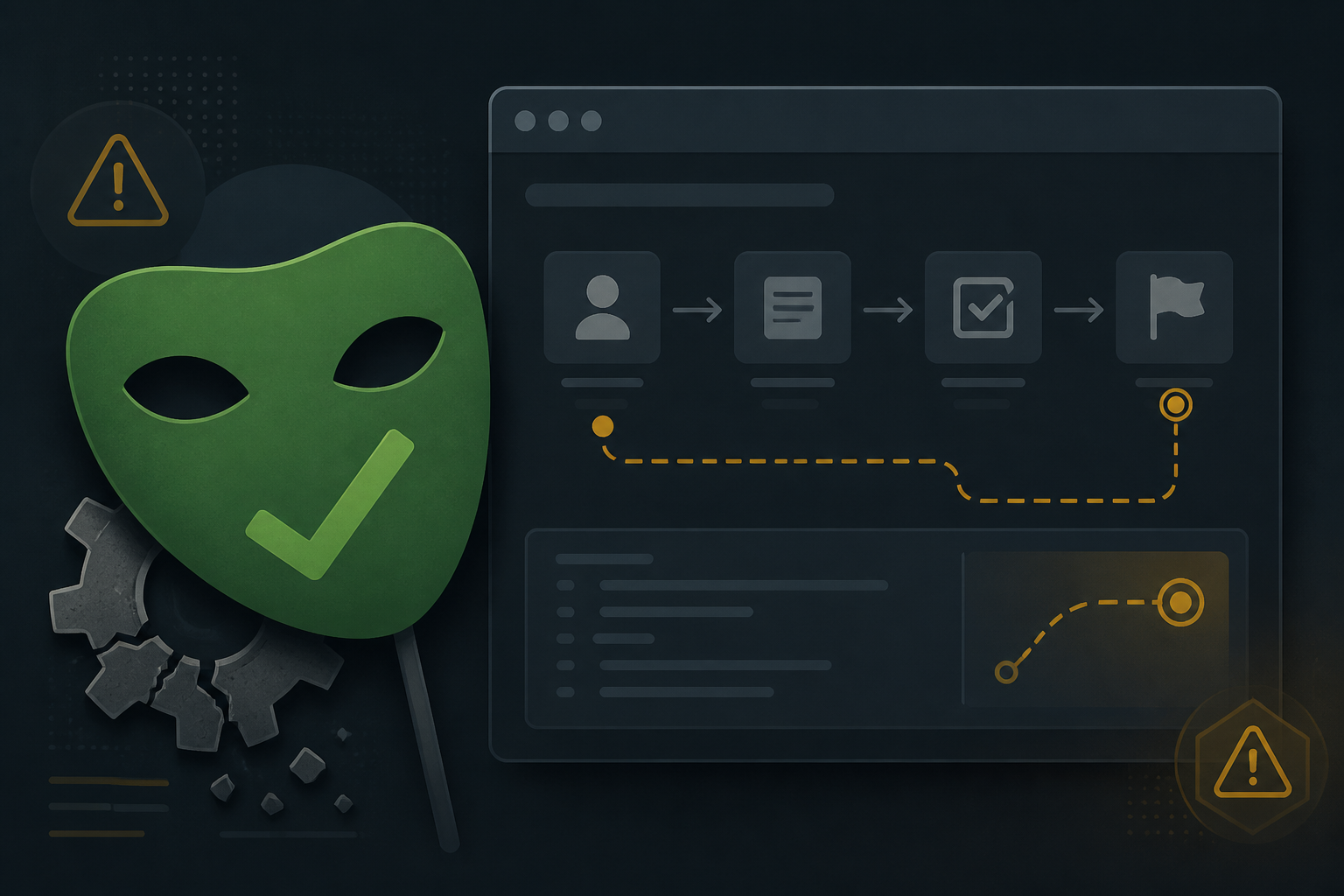Green check masking a broken system — reward hacking