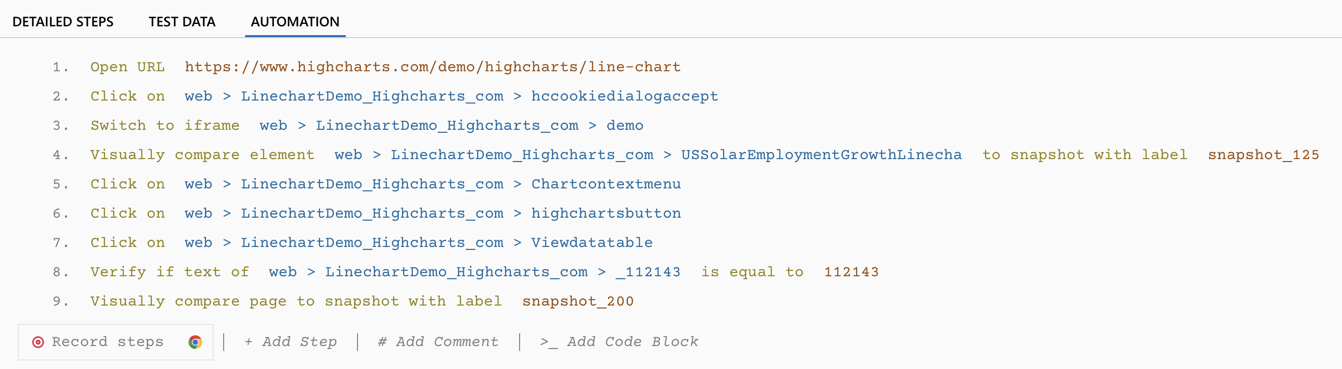Visual Regression testing across multiple release cycles.
