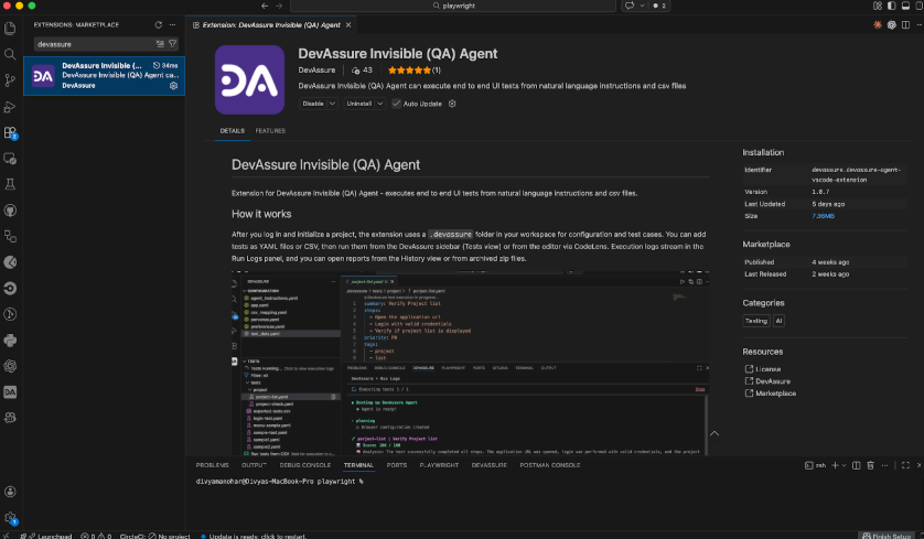 testautomation-vs-code