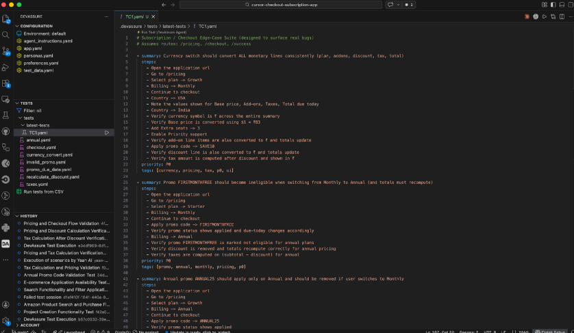 test-automation-vs-code
