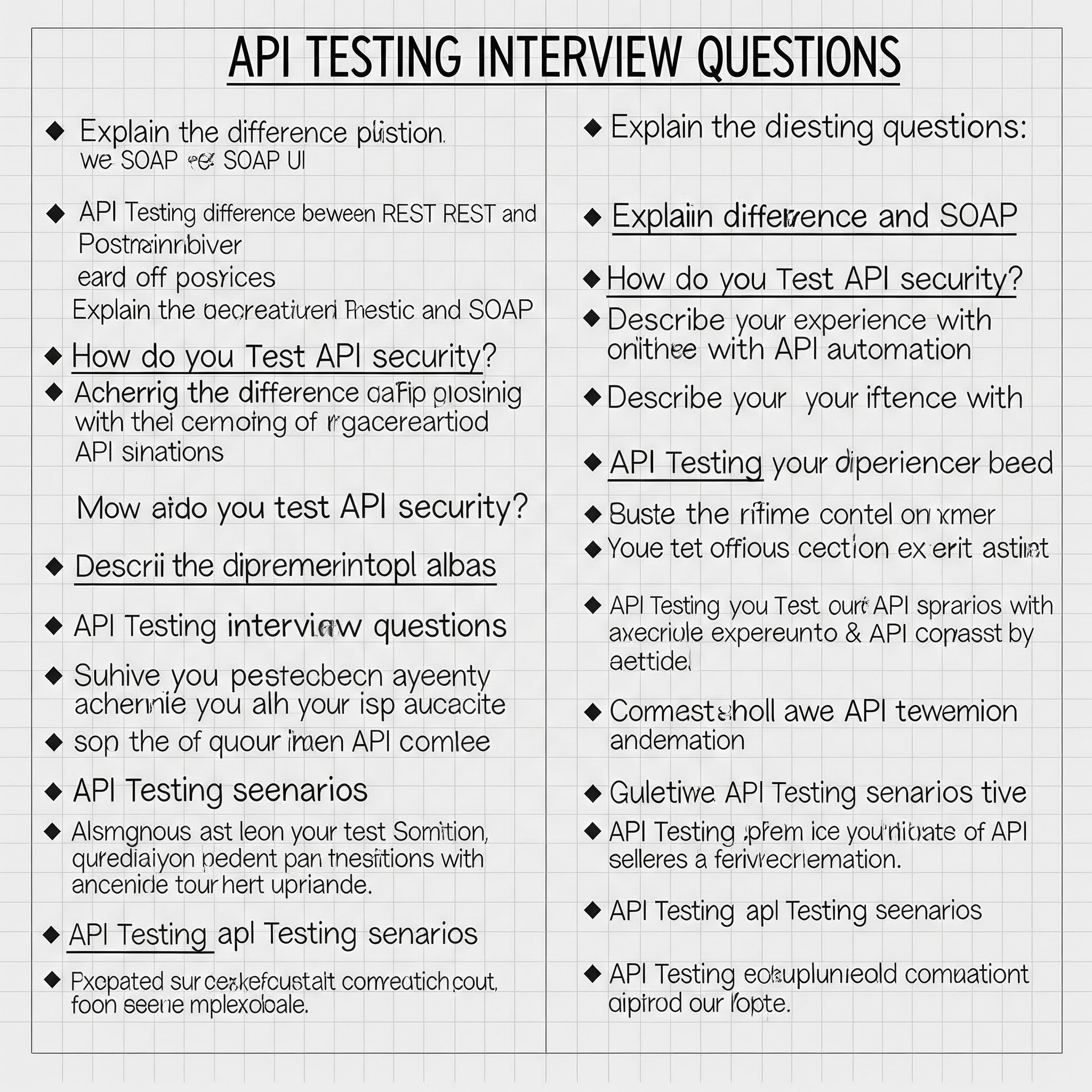 Top 50 API Testing Interview Questions