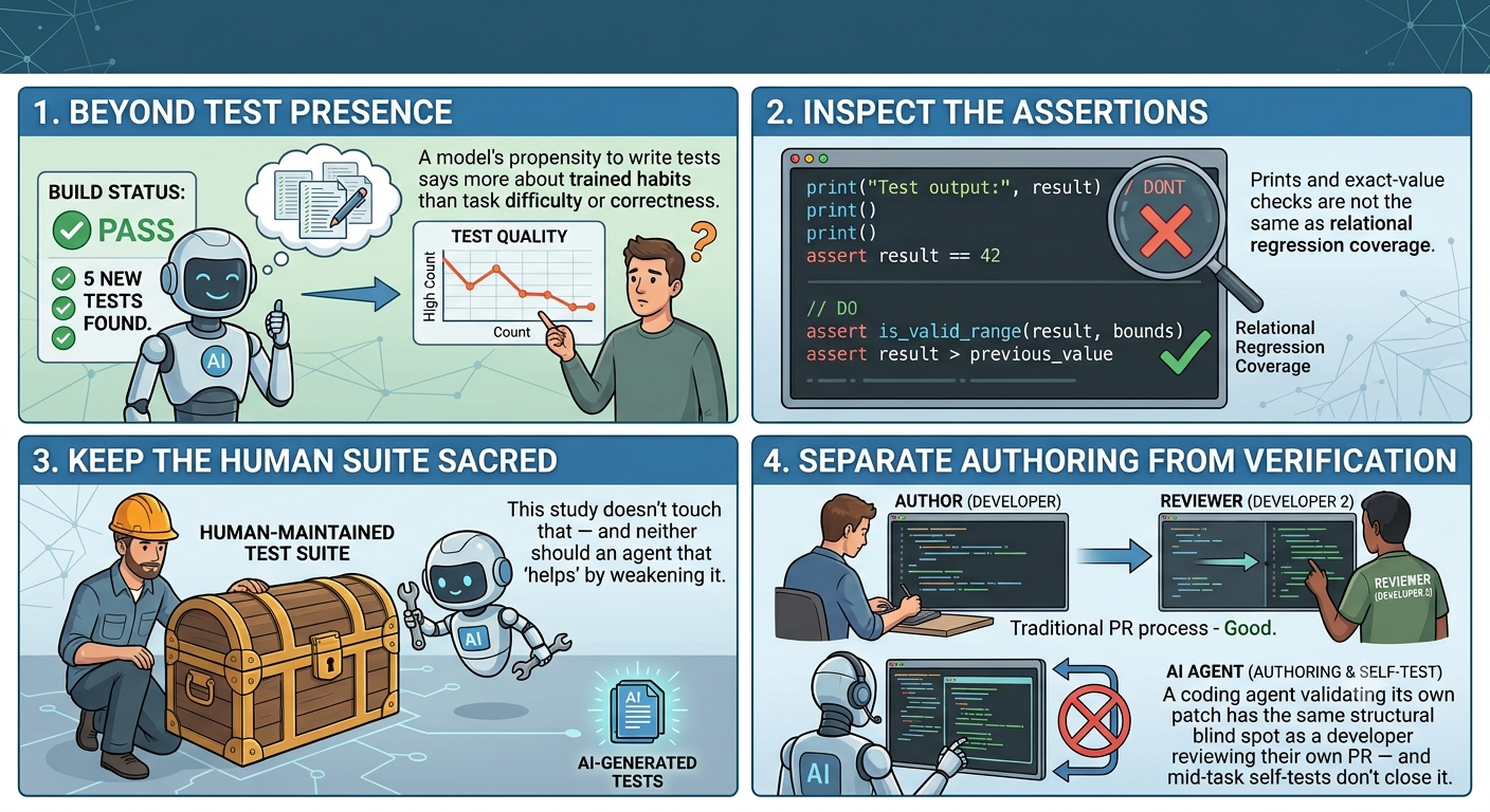 Do Agent-Written Tests Actually Help?
