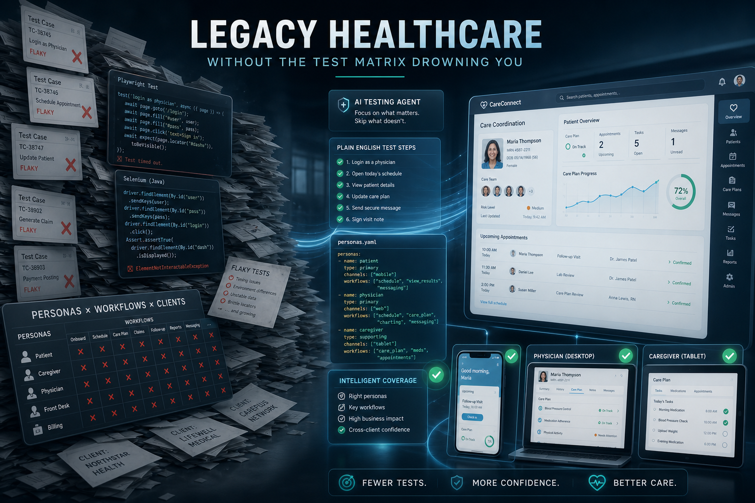 Testing Legacy Healthcare Software