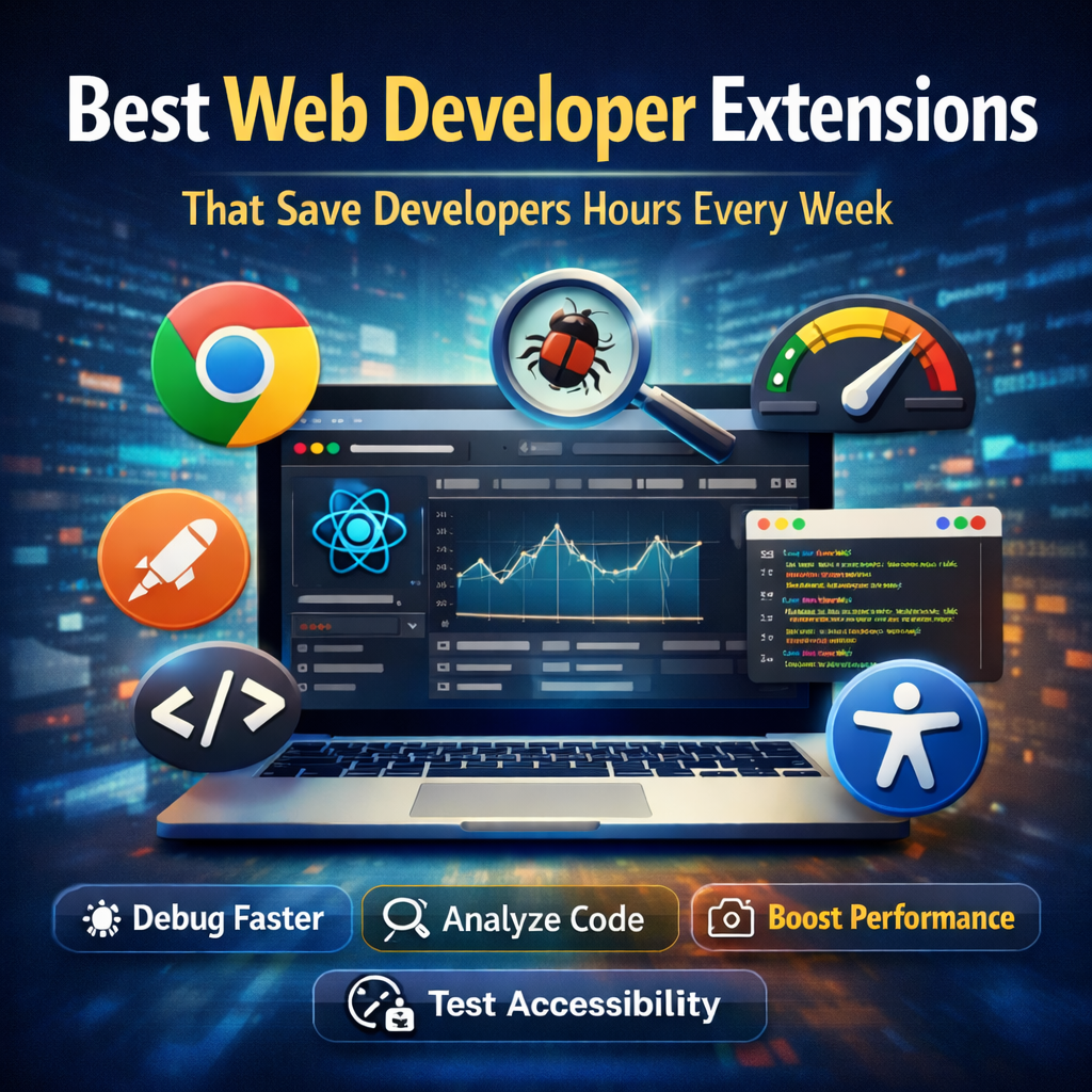 Best 10 Chrome Web Developer Extensions that saves time